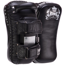 Пады для тайского бокса Тай-пэды из натуральной кожи (2шт) TOP KING Super TKKPS-CV-XL (поддержка для рук, р-р XL 41х20х11см, цвета в ассортименте)