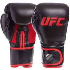 Перчатки боксерские PU UFC Myau Thai Style UHK-69680 (размер 14oz, черный)