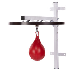 Платформа настенная регулируемая для скоростной груши с грушей в комплекте SPORTKO UR BO-4087 (верх-кожа, резин.камера, металл, l-29см, d-19см, цвета