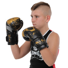 Перчатки боксерские детские PU HARD TOUCH BO-8468 (размер 2-8oz, цвета в ассортименте)