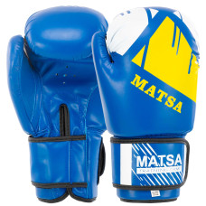 Боксерські рукавиці MATSA MA-7301 8-12 унцій кольори в асортименті