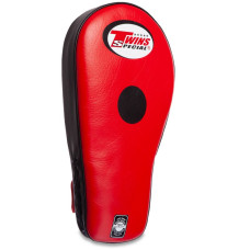 Лапа боксерская прямая тренировочная удлиненная кожа 1штука TWINS PML-9-R правая (крепление на липучке,р-р 36x19x6см, цвета в ассортименте)