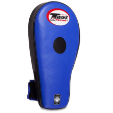 Лапа боксерская прямая тренировочная удлиненная кожа 1штука TWINS PML-9-R правая (крепление на липучке,р-р 36x19x6см, цвета в ассортименте)