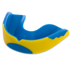 Капа боксерская одночелюстная двухслойная Zelart BO-4509 (термопластик, цвета MIX)