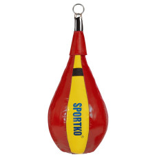 Груша подвесная Каплевидная набивная SPORTKO UR GP-4 (верх-PVC, нап-рез.крош,тырс,d-45см,l-60см,вес-10кг, цвета в ассортименте)