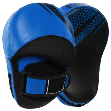 Лапа боксерська вигнута тренувальна шкіра шкіряна Falcon BO-4999 24x19x7см 2штуки кольори в асортименті