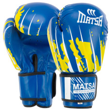 Боксерські рукавиці MATSA MA-7300 8-12 унцій кольори в асортименті