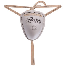 Защита паха (ракушка) для тайского бокса FAIRTEX GC2 (сталь, кожа, р-р M-XL, цвета в ассортименте)