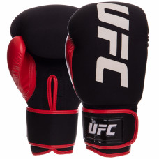 Перчатки боксерские неопреновые UFC PRO Washable UHK-75011 (неопрен, размер Reg(S-M), красный)