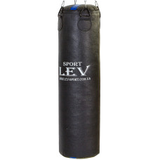 Мешок боксерский Цилиндрический Кирза LEV UR LV-2810 120х33см (наполнит.-ветошь, d-33см,вес-50кг, черный)