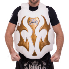 Жилет защитный для тайского бокса и кикбоксинга TOP KING Empower Creativity TKBDEM-01-GD (р-р S-XL, крепл. на липучках, цвета в ассортименте)