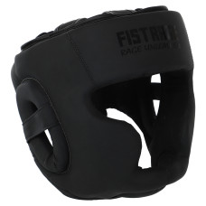 Шолом боксерський з повним захистом шкіряний FISTRAGE VL-4169 S-XL кольори в асортименті