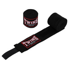 Бинты боксерские хлопок с эластаном 2штуки TWN TW-005P (l-4м, цвета в ассортименте)