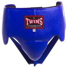 Бандаж для защиты паха боксерский TWINS APL1 (кожа, напол.-плотная пена, р-р M-XL, цвета в ассортименте)