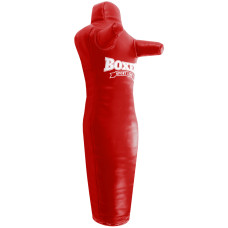 Манекен тренировочный для единоборств BOXER 1020-02 (кожа, наполнитель-ветошь х-б, высота 120см, цвета в ассортименте)