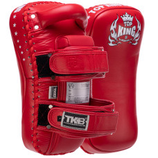 Пады для тайского бокса Тай-пэды из натуральной кожи (2шт) TOP KING Super TKKPS-CV-XL (поддержка для рук, р-р XL 41х20х11см, цвета в ассортименте)