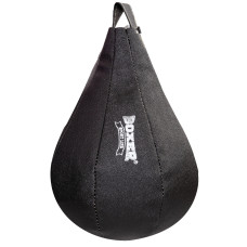 Груша боксерская подвесная каплевидная набивная BOXER 1013-01 Капля большая (верх-кирза 1,4мм, l-50см, d-32см, наполн.-ветошь х/б, 6кг, черный)