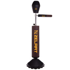 Тренажер для бокса вертушка напольный с грушей и вращающимся рычагом  PU ZELART BO-2890 (PVC, наполнитель-сформированный PU, d-25см, h-170см) упакован