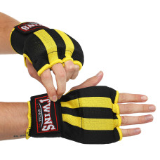 Быстрые бинты внутренние перчатки митенки TWN TW-003A WRAP GEL (р-р M-XL, бинт l-1 м, цвета в ассортименте)