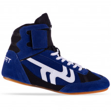 Борцівки взуття для боротьби Zelart OB-3957 розмір 30-45 синій-чорний