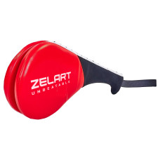 Ракетка для тхэквондо двойная Zelart BO-5489 (PVC, наполнитель-пенополиуретан, цвета в ассортименте)