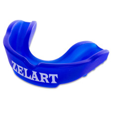 Капа боксерская детская одночелюстная в футляре Zelart BO-3604-S (термопластик,р-р S, цвета в ассортименте)