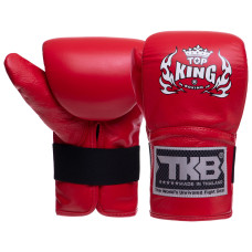 Снарядные перчатки-блинчики для бокса кожаные TOP KING Pro TKBMP-CT (р-р S-XL, цвета в ассортименте)
