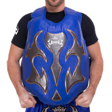 Жилет защитный для тайского бокса и кикбоксинга TOP KING Empower Creativity TKBDEM-01-SV (р-р S-XL, крепление на липучках, цвета в ассортимент