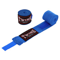 Бинты боксерские хлопок с эластаном 2штуки TWN TW-005P (l-4м, цвета в ассортименте)