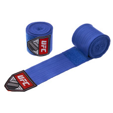 Бинти боксерські бавовна з еластаном 2штуки UFC Contender UHK-69773 4,5 синій