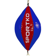 Груша боксерская на растяжках каплевидная набивная SPORTKO UR GP-2 (верх-PVC, нап.-древес.опилки, d-24см, l-50см, вес-5кг, цвета в ассортименте)