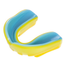 Капа боксерская детская одночелюстная двухслойная в футляре Zelart BO-0069-S (термопластик, р-р S возраст 6-12лет,цвета в асор)