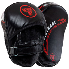 Лапа боксерская изогнутая тренировочная кожа 2штуки FISTRAGE VL-8488 (р-р 25x20x4см, цвета в ассортименте)