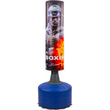 Мешок боксерский напольный для отработки ударов с водоналивным основанием TERMINATOR SP-Sport HJ-G073-T (верх-PVC, р-р 175смx60см (110смx32см)) упаков