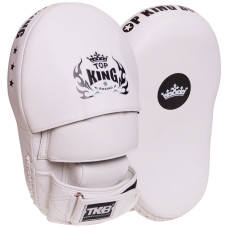 Лапа боксерская изогнутая тренировочная кожа 2штуки TOP KING Extreme TKFME (р-р 32x21x8см, цвета в ассортименте)