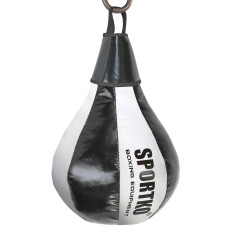 Груша боксерская подвесная каплевидная набивная SPORTKO UR GP-1 (верх-PVC, нап.-древ.опилки, d-24см,l-50см,вес-5кг, цвета в ассортименте)