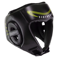 Шлем боксерский открытый кожаный FISTRAGE VL-8497 (р-р S-XL, цвета в ассортименте)