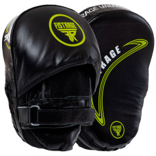 Лапа боксерская изогнутая тренировочная кожа 2штуки FISTRAGE VL-8488 (р-р 25x20x4см, цвета в ассортименте)