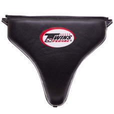 Защита паха женская для единоборств TWINS APL2 (кожа, р-р S-XL, черный)