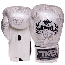 Перчатки боксерские кожаные TOP KING Super Snake TKBGSS-02 (размер 8-18oz, цвета в ассортименте)