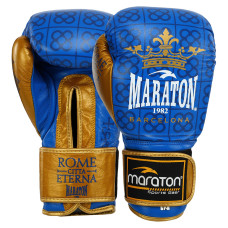 Перчатки боксерские кожаные MARATON 1982 BARCELONA P00000873 (размер 10-14oz, цвета в ассортименте)