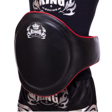 Пояс тренера кожаный TOP KING Professional TKBPPV (наполнитель-пенополиуретан, крепл. на липучках, р-р S-XL, черный)