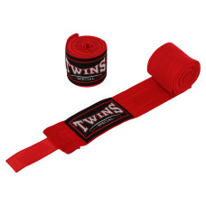 Бинты боксерские хлопок с эластаном 2штуки TWN TW-005P (l-4м, цвета в ассортименте)