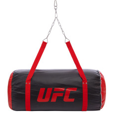 Мешок боксерский для апперкотов Цилиндрический PVC UFC PRO UHK-75101 90х46см (наполнитель-ветошь х-б, d-46см, вес-25кг, черный)