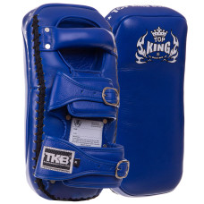 Пады для тайского бокса Тай-пэды из натуральной кожи (2шт) TOP KING Extreme TKKPE-BU-M (р-р M 35x18x11см, на пряжке, цвета в ассортименте)