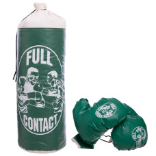 Боксерский набор детский (перчатки+мешок) SP-Planeta BO-4675-S (PVC, размер S, мешок h-39см, d-14см, перчатки 4oz, цвета в ассортименте)