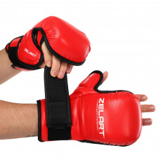 Рукавиці Краби спарингові для MMA Zelart BO-4612 S-XL кольори в асортименті