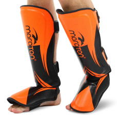 Защита голени и стопы Муай Тай, ММА, Кикбоксинг REXION MARATON BO-9321 (S-XL, цвета в ассортименте)