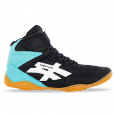 Борцівки взуття для боротьби Wrestling DIFENO W-2005-5 розмір 40-45 чорний-м'ятний