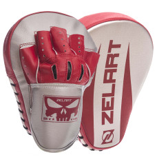 Лапа боксерская изогнутая тренировочная PU 2штуки ZELART BO-1325 (р-р 25x19x4см, цвета в ассортименте)